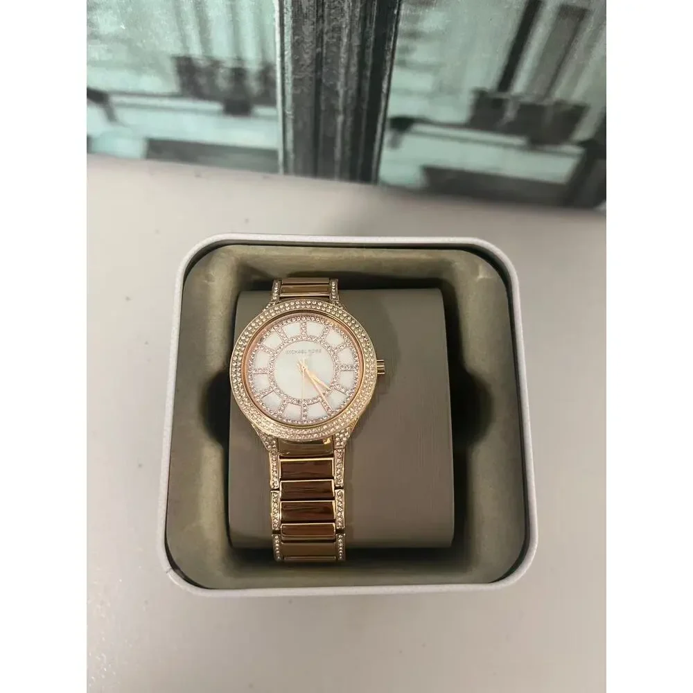 Michael Kors MK3313 Women's Rose Gold Waterproof Wrist Watch